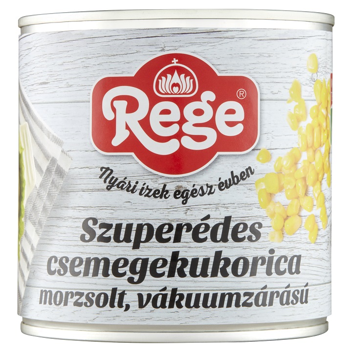 REGE Szuperédes csemegekukorica morzsolt, vákumzárású 425 ml